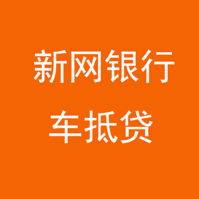 武宁新网银行车抵贷